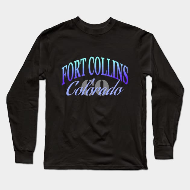 City Pride: Fort Collins, Colorado Long Sleeve T-Shirt by Naves